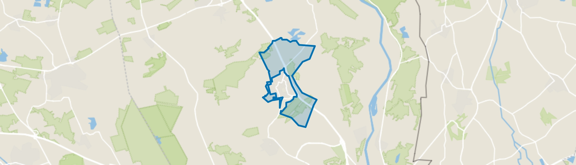 Verspreide huizen Horst, Horst map