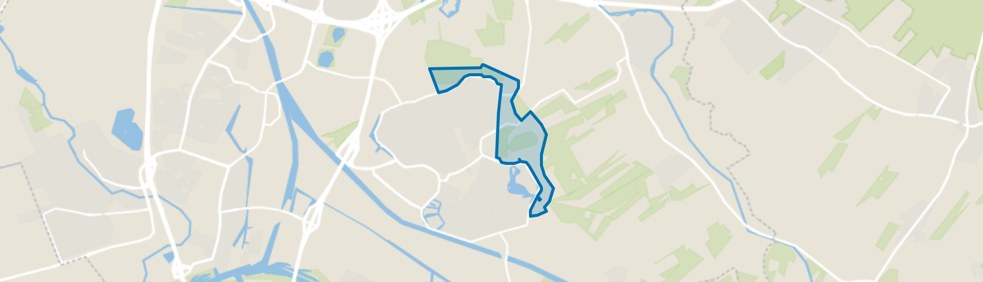 Buitengebied Houten Oost, Houten map