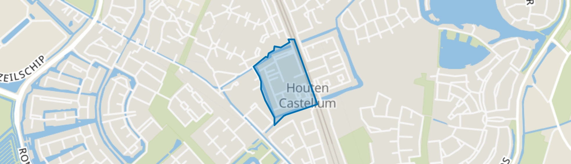 Castellum West, Houten map