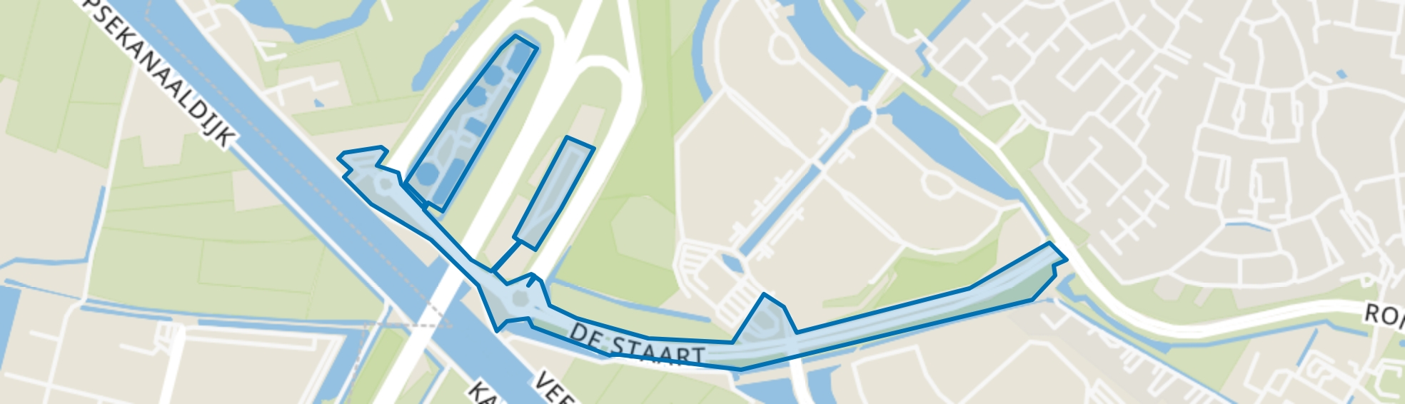 De Staart, Houten map