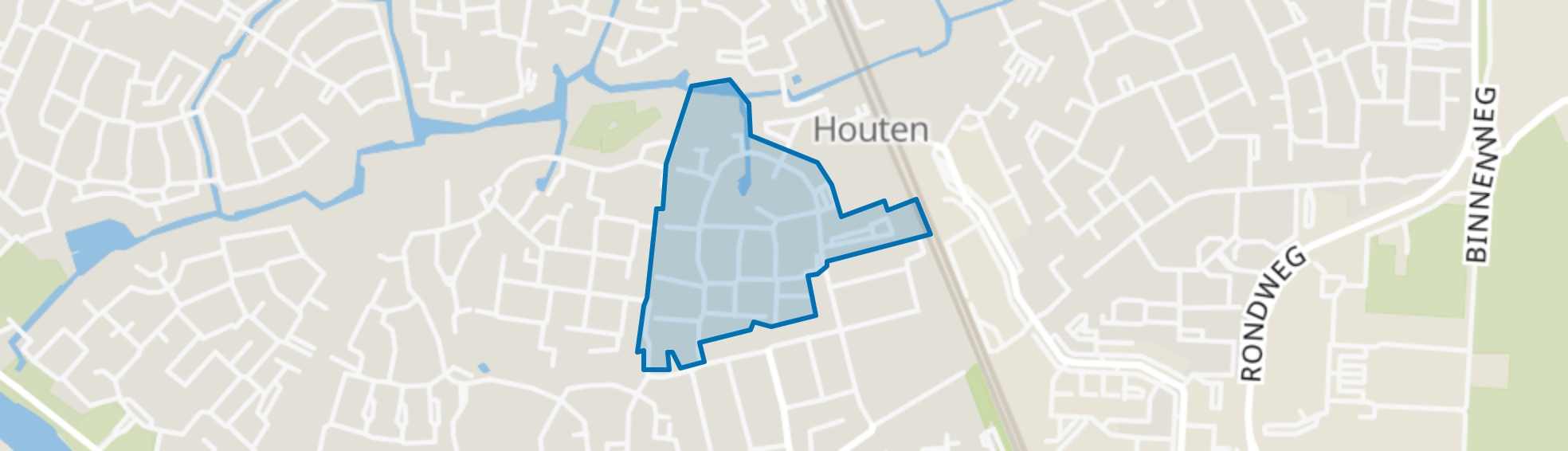 Hoven, Houten map