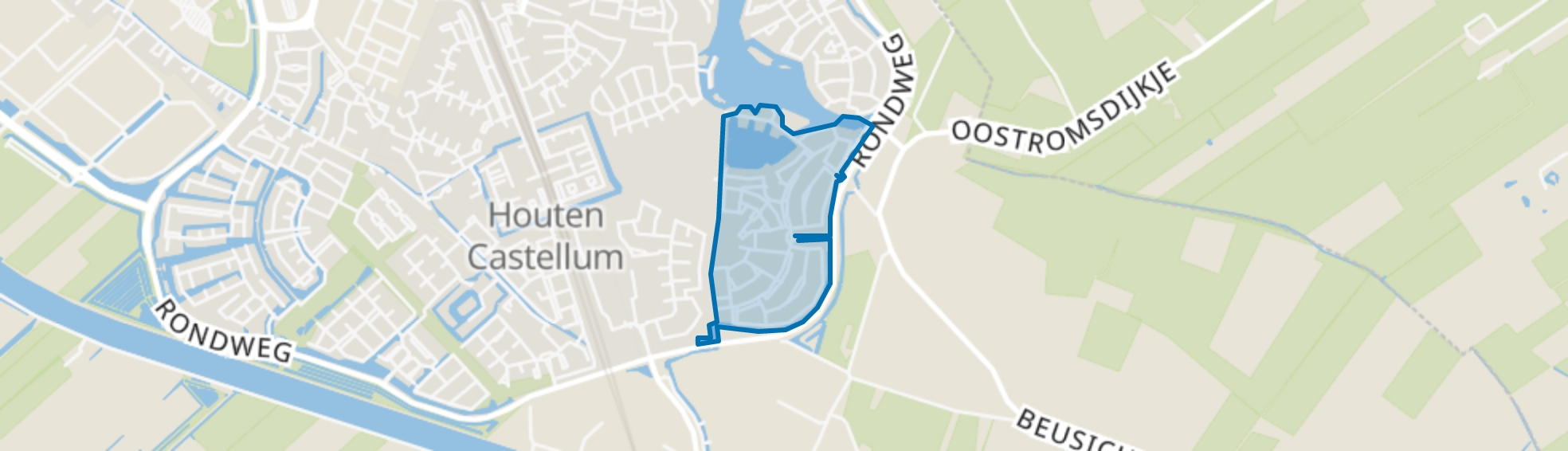 Mossen, Houten map