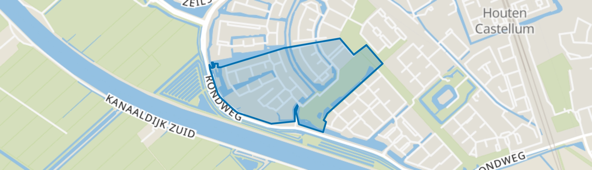 Polders, Houten map