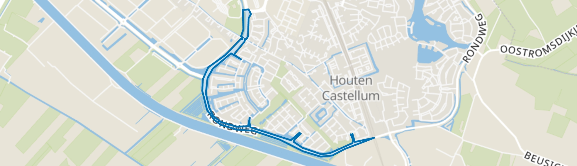 Rondweg Zuid-West, Houten map