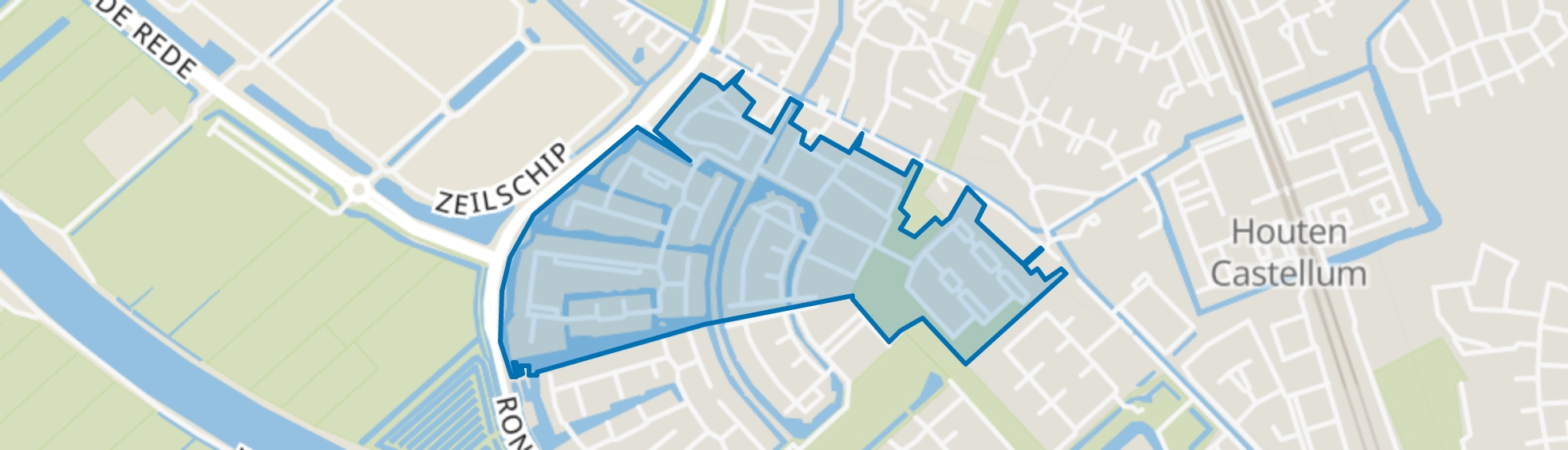 Waters, Houten map