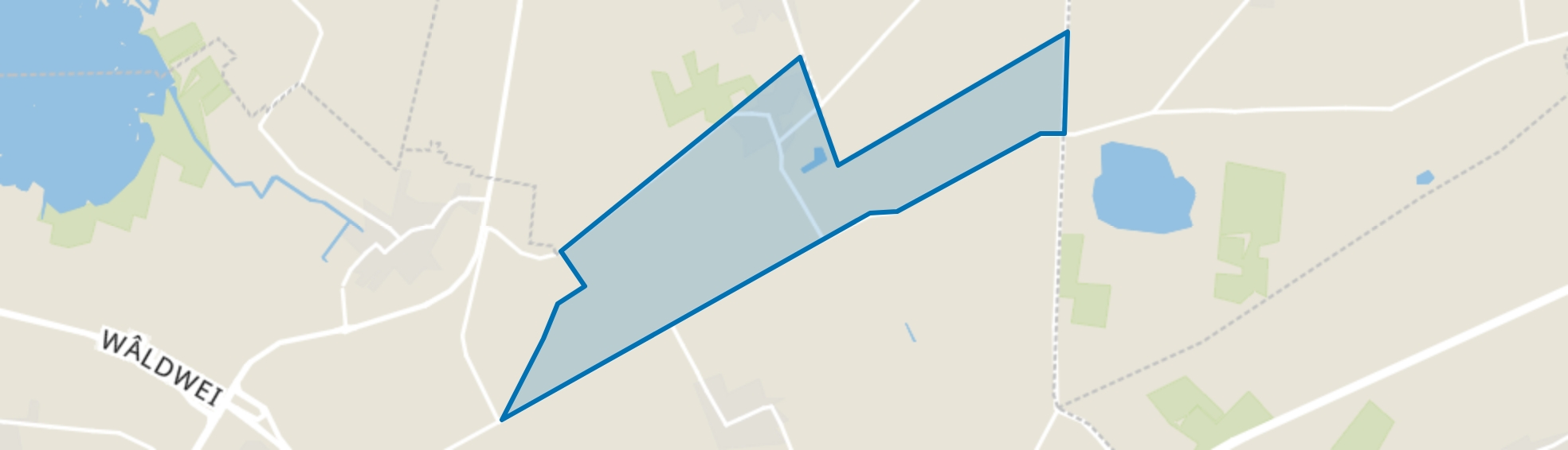 Houtigehage, Houtigehage map