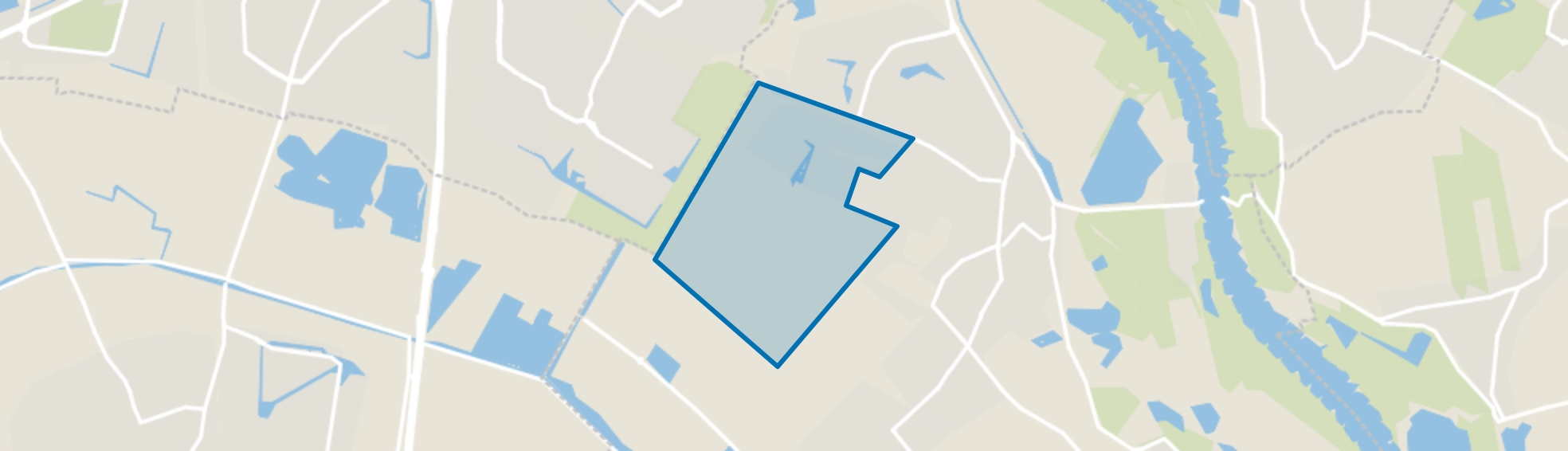Verspreide huizen Hoeve en Loostraat, Huissen map