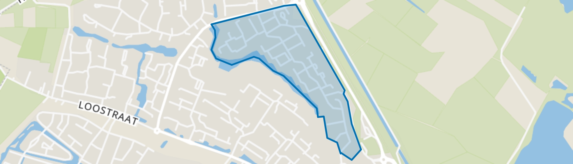 Zilverkamp 2e fase-Rietbaan, Huissen map