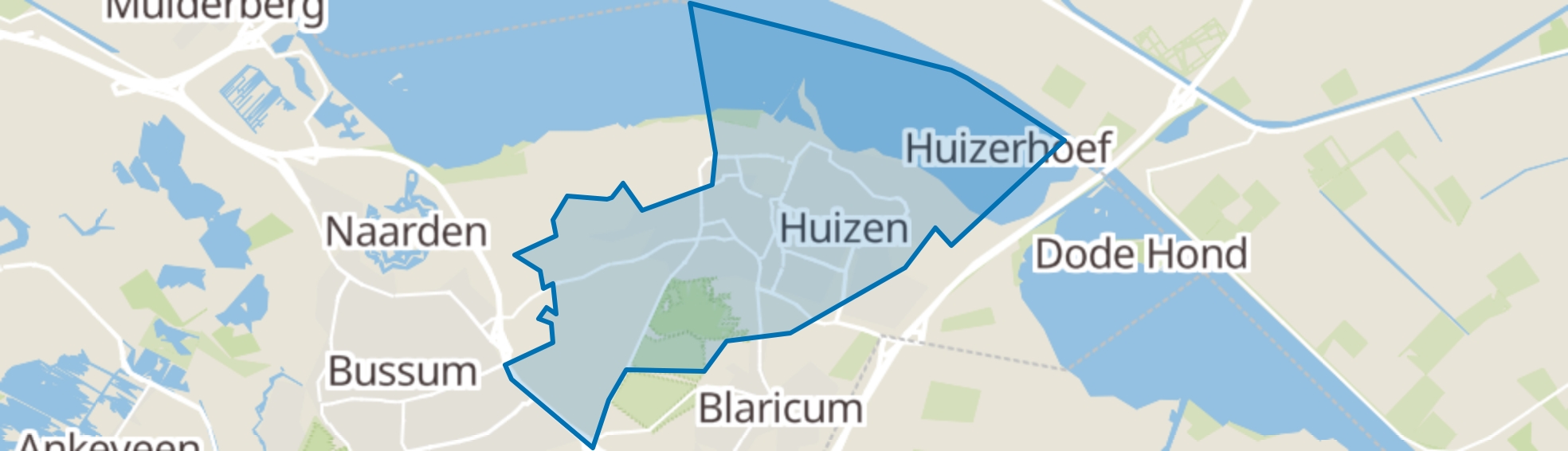 Huizen map