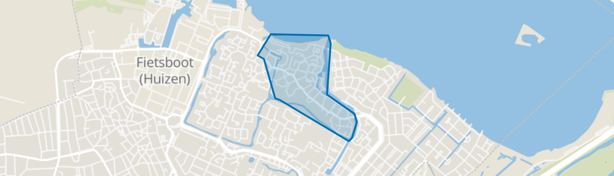 Huizermaat Noord, Huizen map