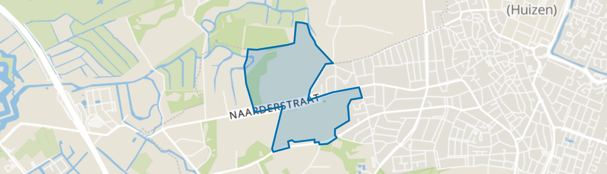 Thames, Huizen map