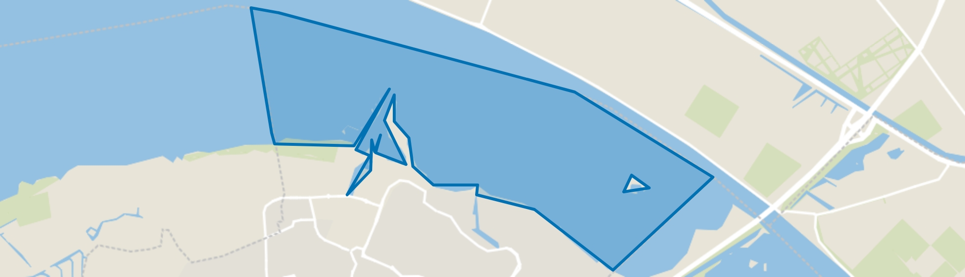 Water, Huizen map