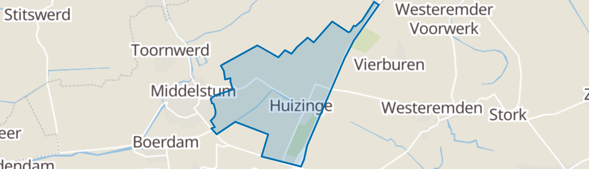 Huizinge map