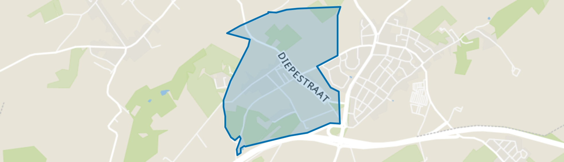 Arensgenhout, Hulsberg map