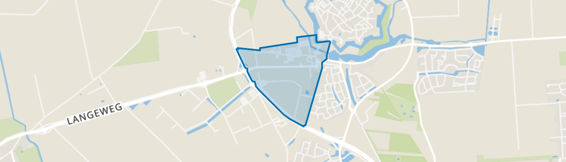 Absdaalseweg, Hulst map