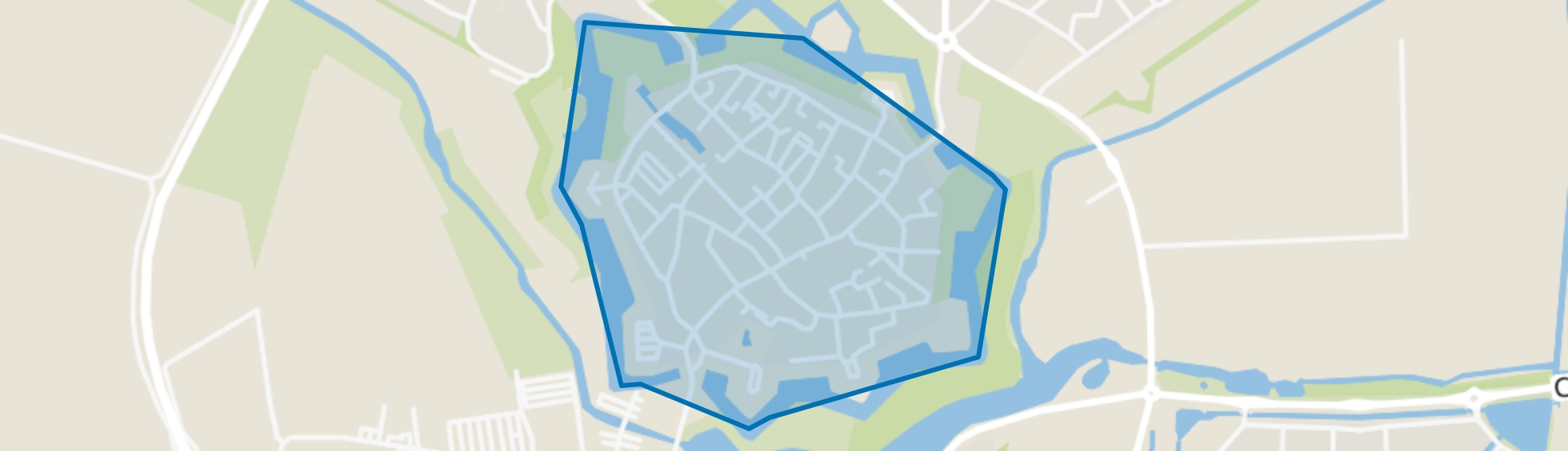 Binnenstad, Hulst map