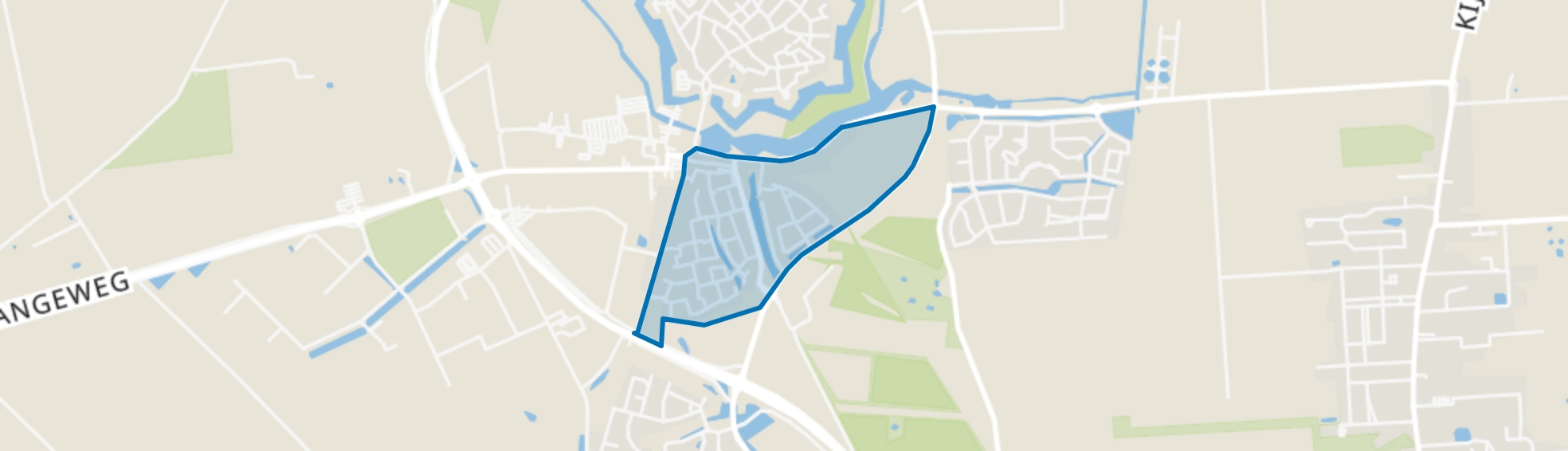 Zoetevaart, Hulst map