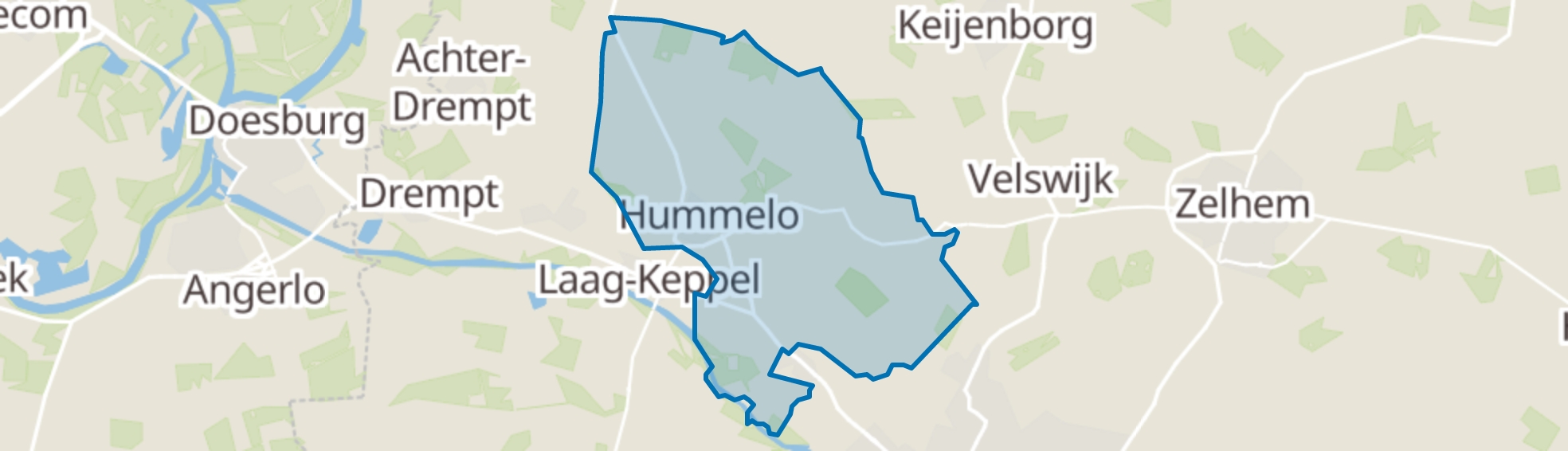 Hummelo map