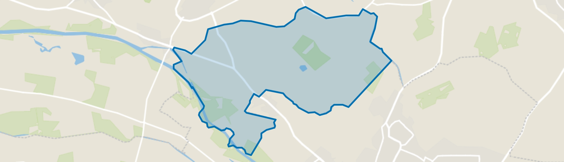 Verspreide huizen ten zuidoosten van Hummelo, Hummelo map