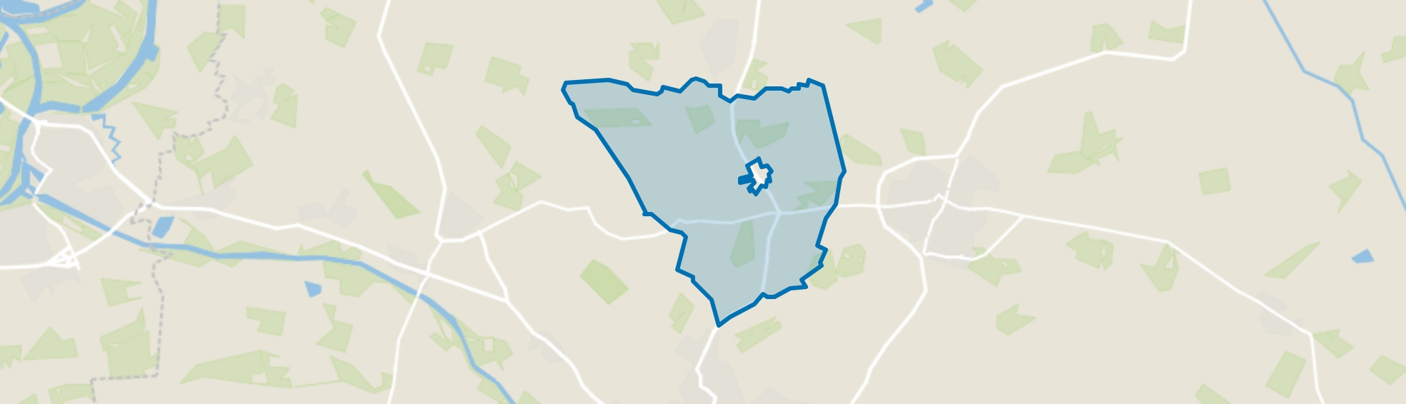 Verspreide huizen Velswijk, Hummelo map