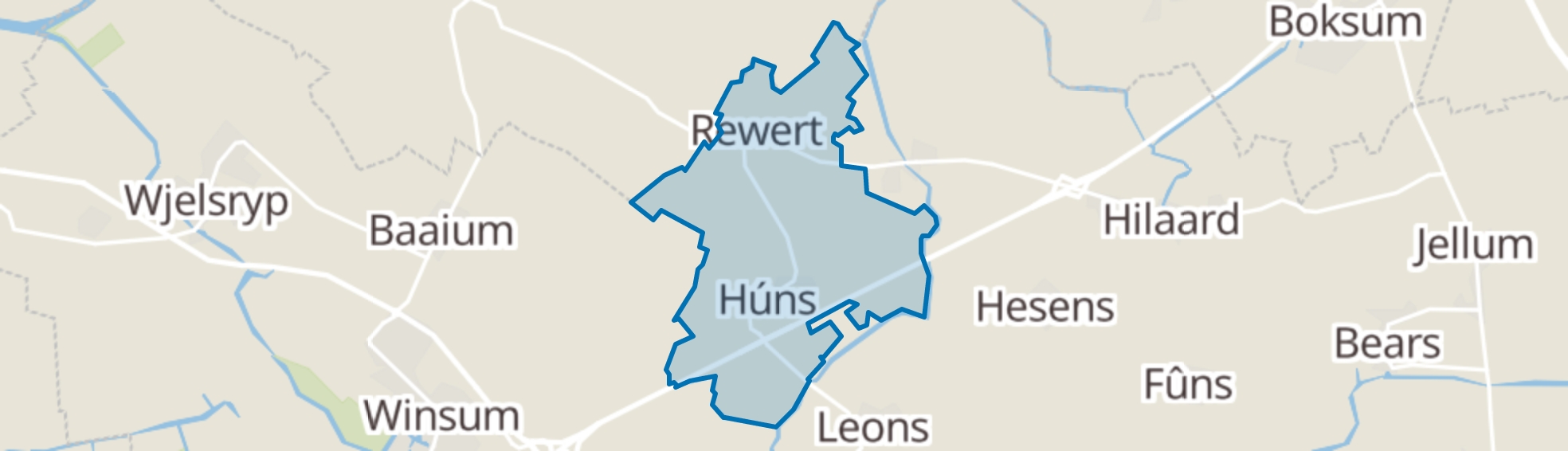 Húns map