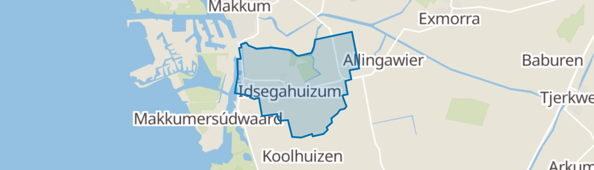 Idsegahuizum map