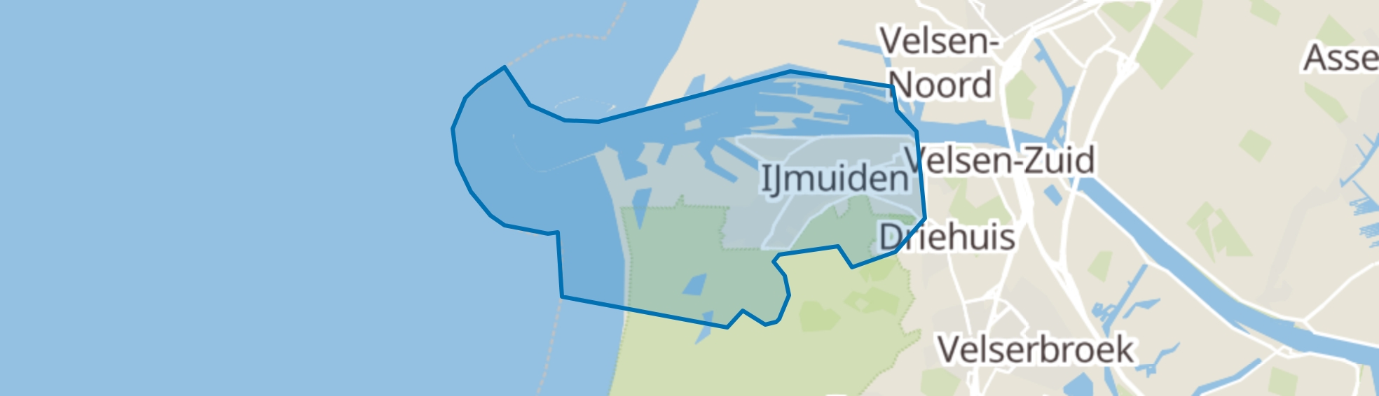 IJmuiden map