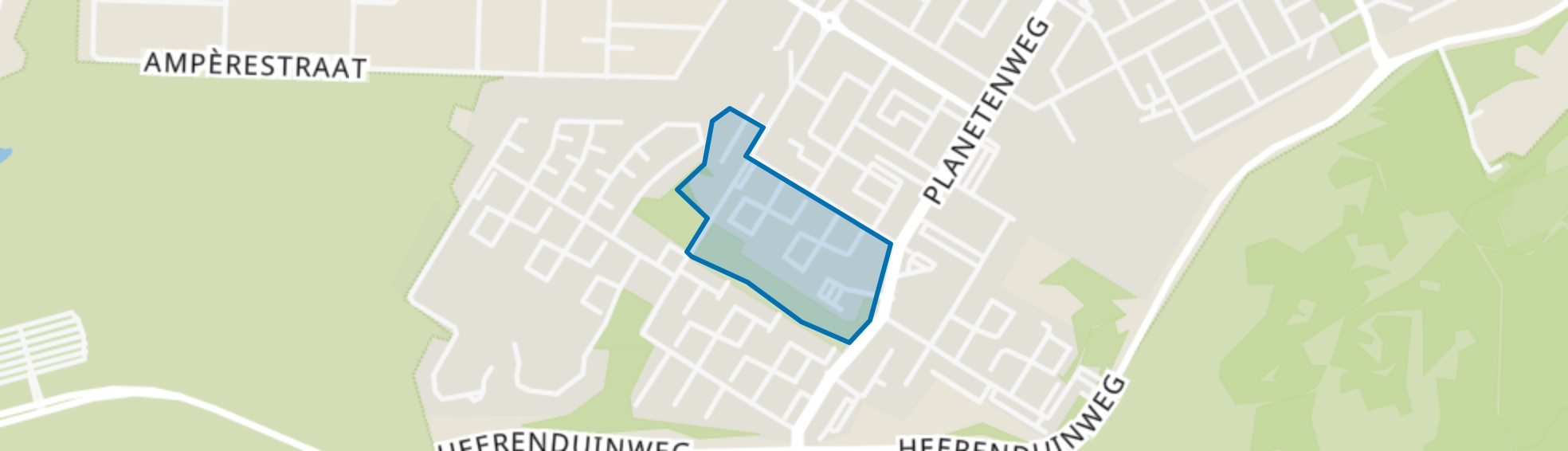 Bellatrixbuurt, IJmuiden map