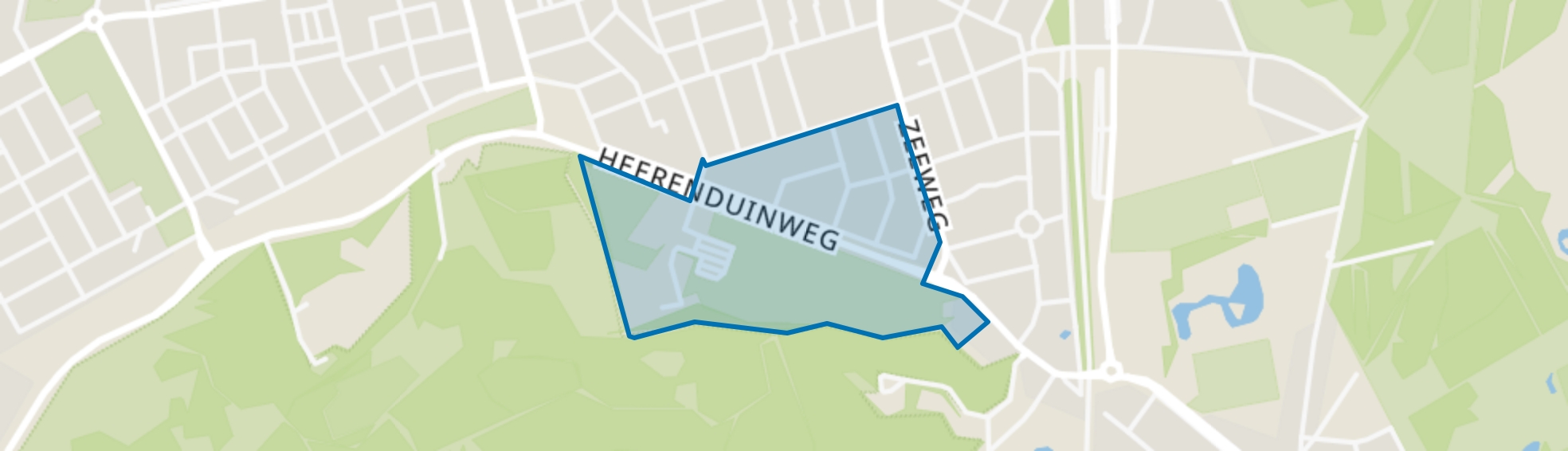 Bomenbuurt, IJmuiden map