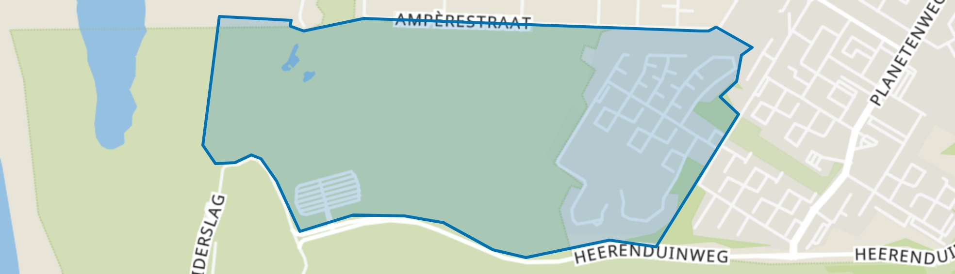 Keetbergbuurt, IJmuiden map