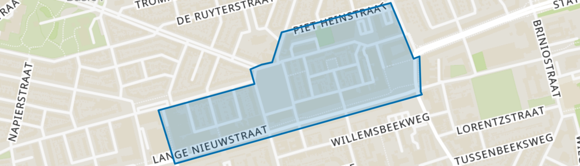 Stadhuisbuurt, IJmuiden map