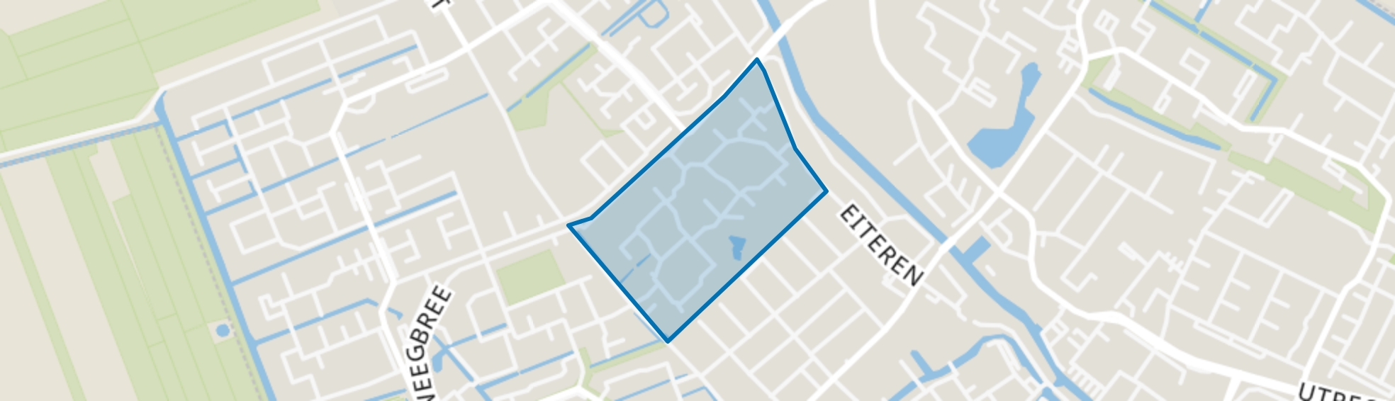 Achterveld-Oost, IJsselstein map