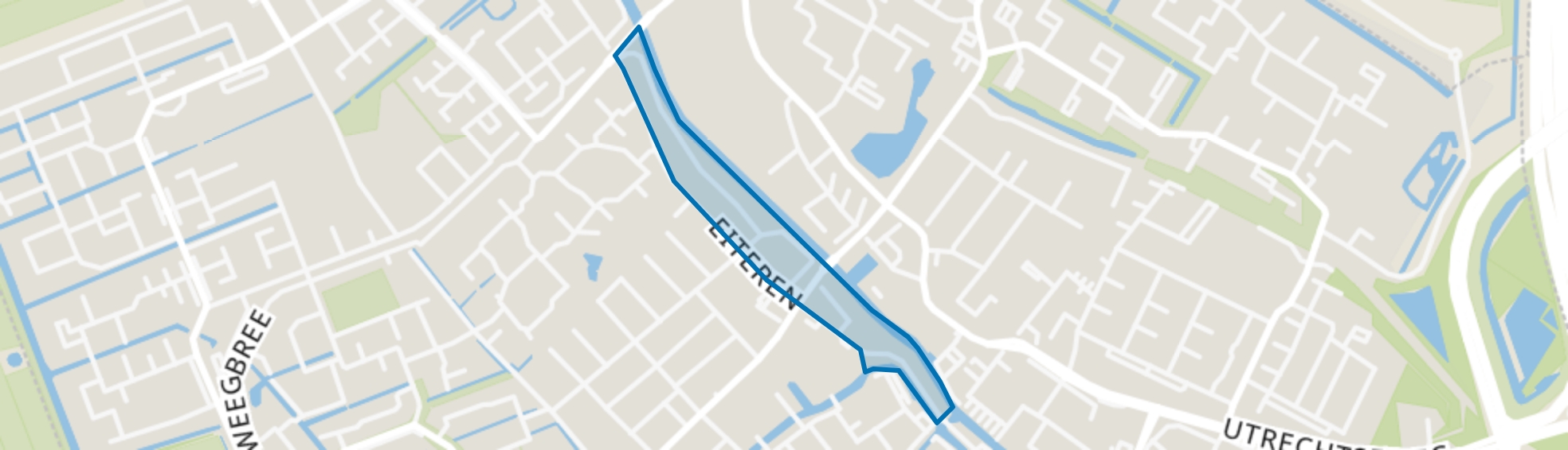 Eiterse Waard, IJsselstein map