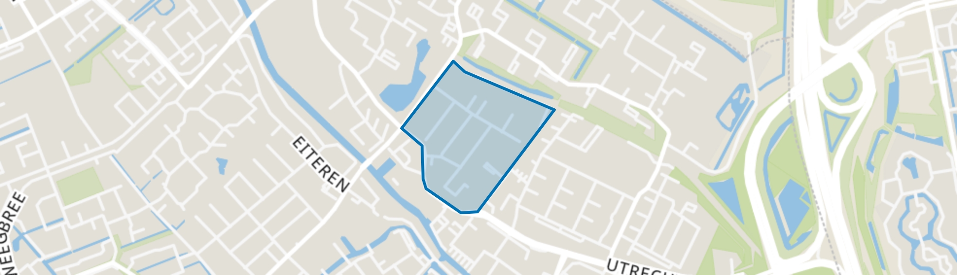 Oranjekwartier, IJsselstein map