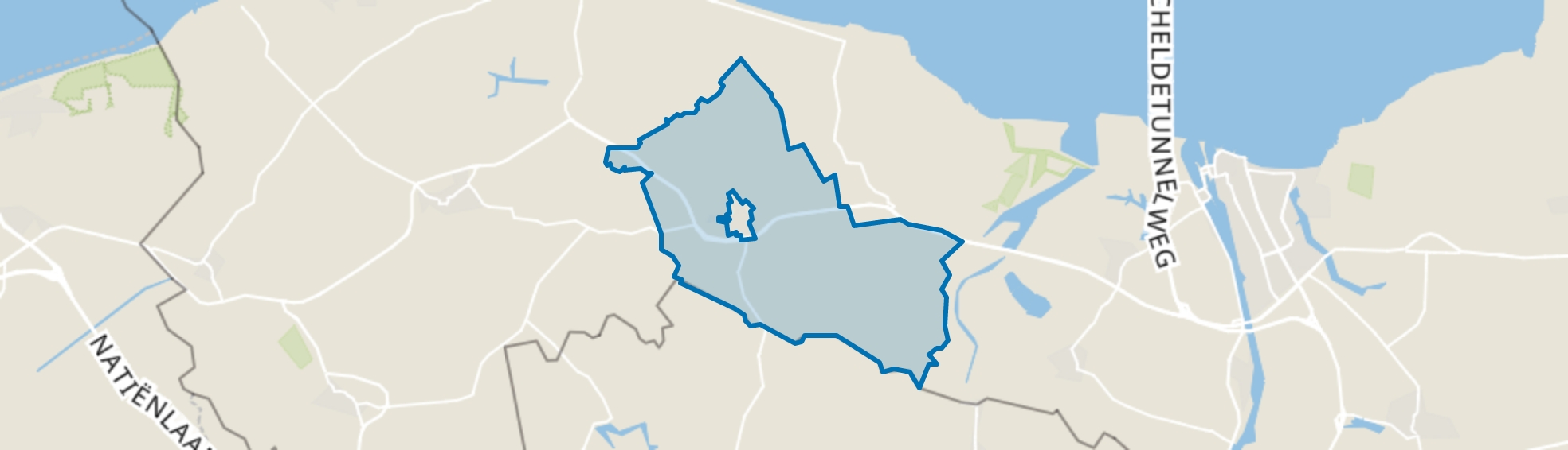 Verspreide huizen IJzendijke, IJzendijke map