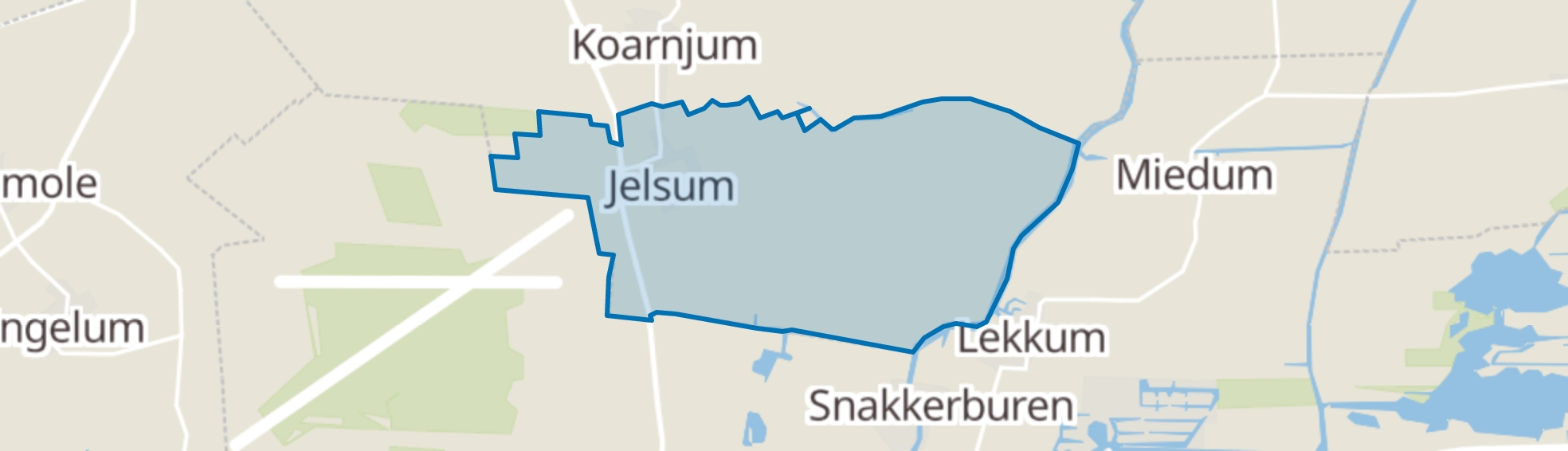 Jelsum map