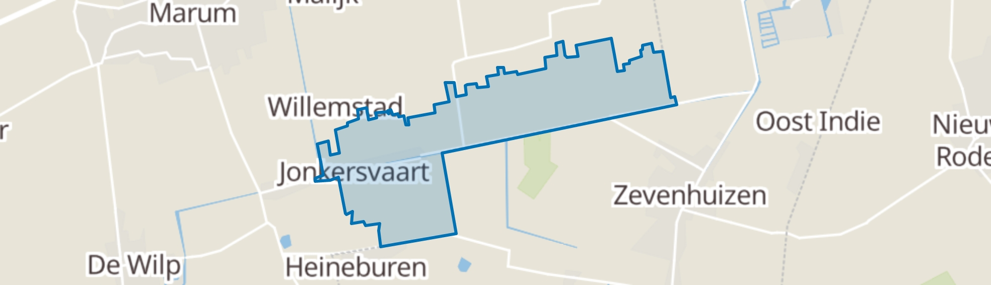 Jonkersvaart map