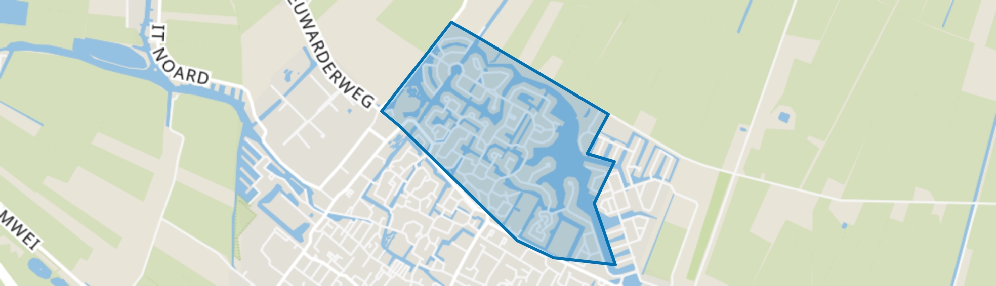 Joure, Skipsleat, Joure map