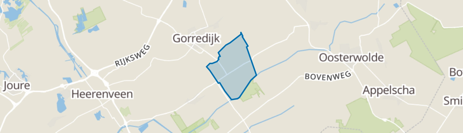 Jubbega map