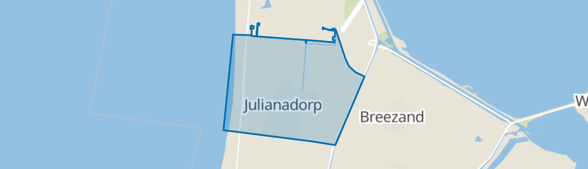 Julianadorp map