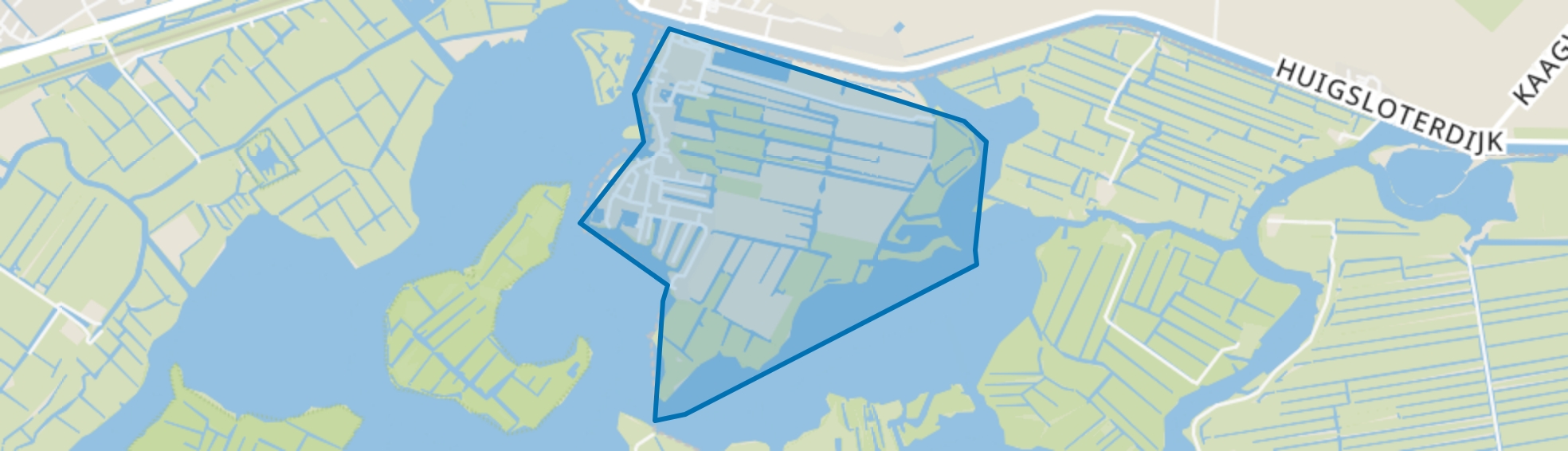 Kaag, Kaag map
