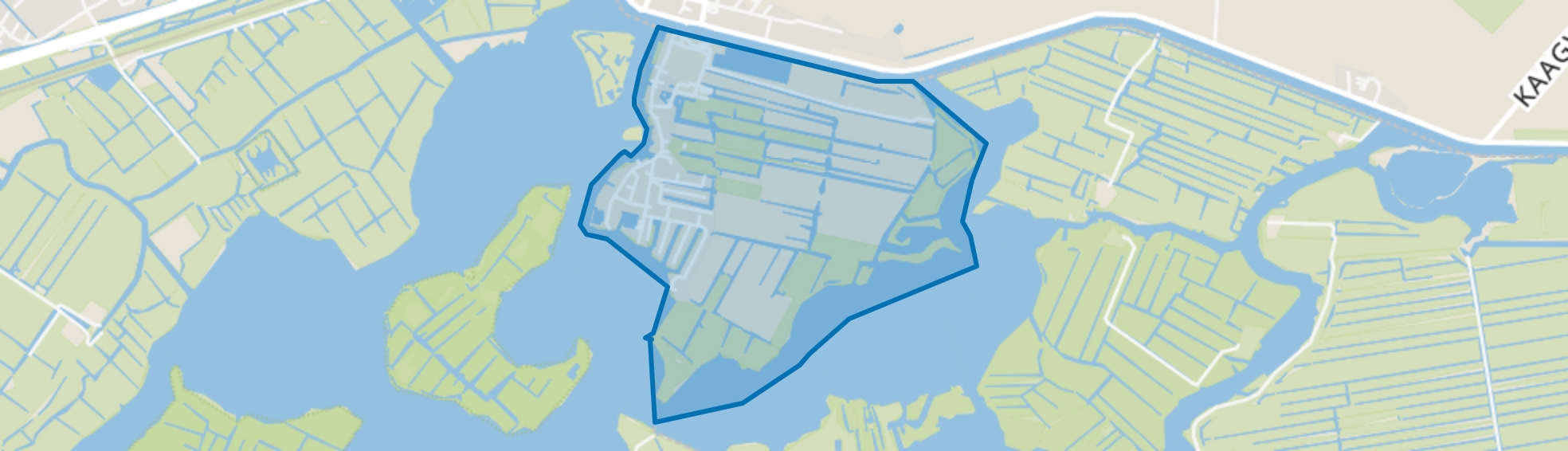 Kaag, Kaag map