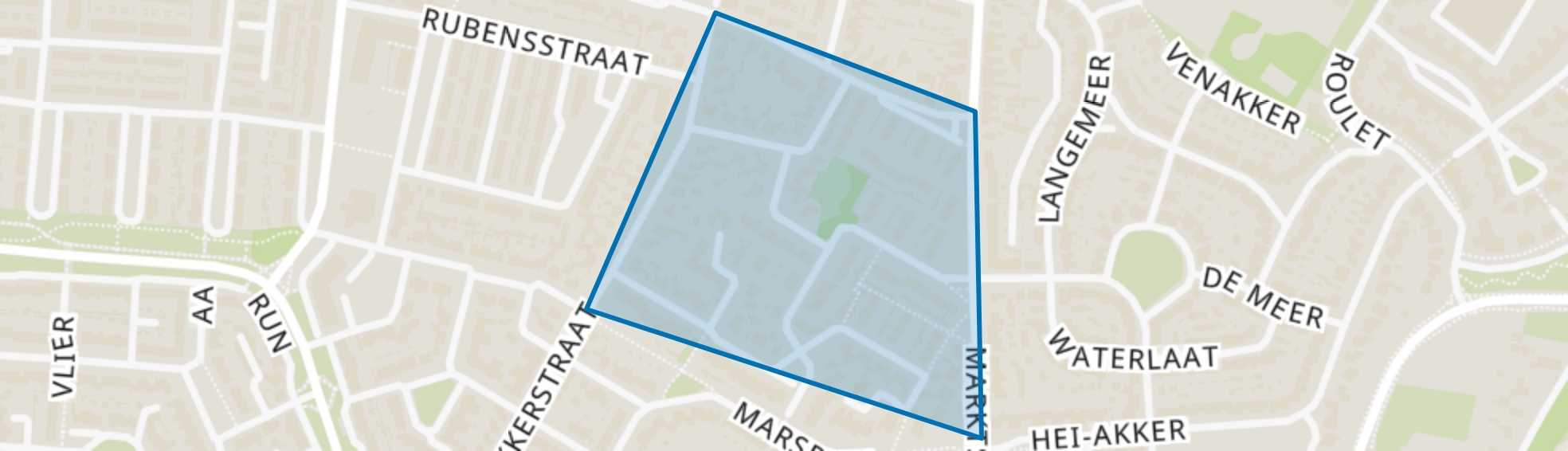 Hil (noord), Kaatsheuvel map