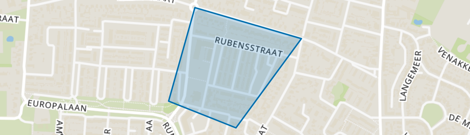 Pannenhoef (oost), Kaatsheuvel map