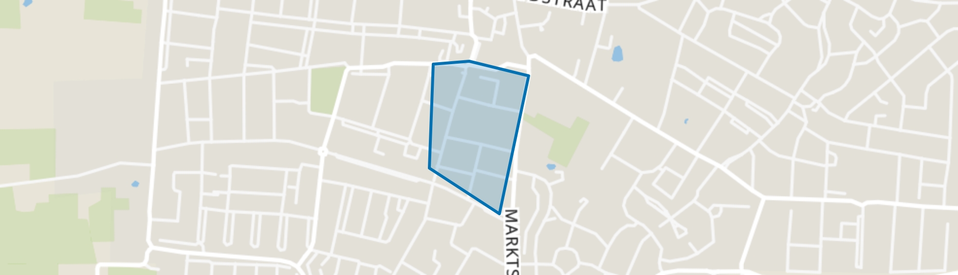 Schrijversbuurt, Kaatsheuvel map