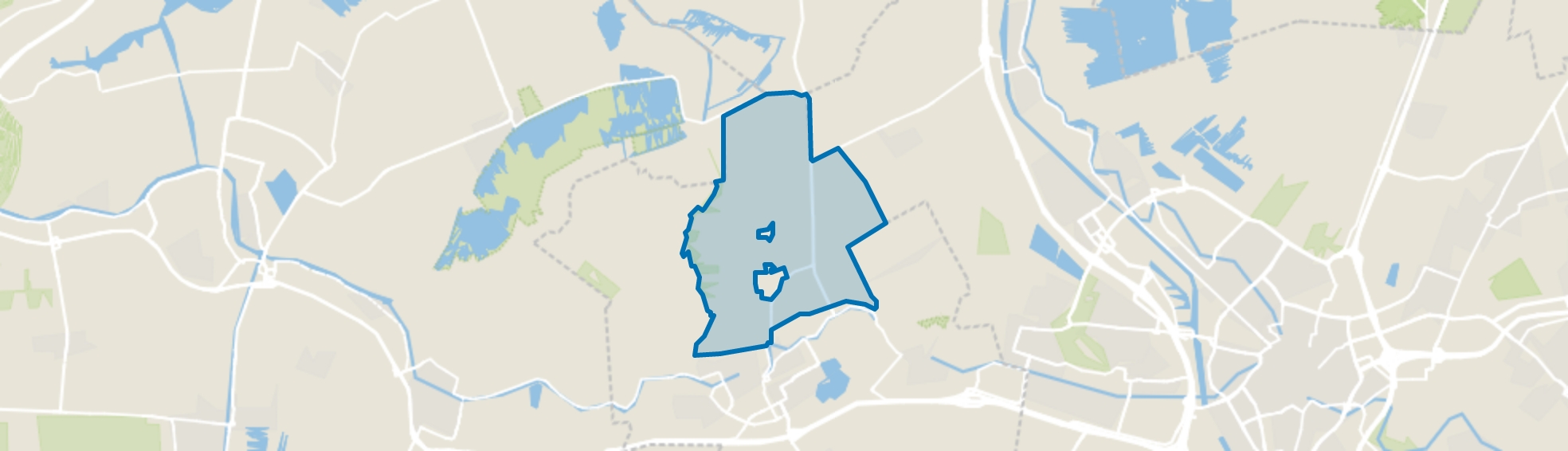 Buitengebied Kamerik, Kamerik map