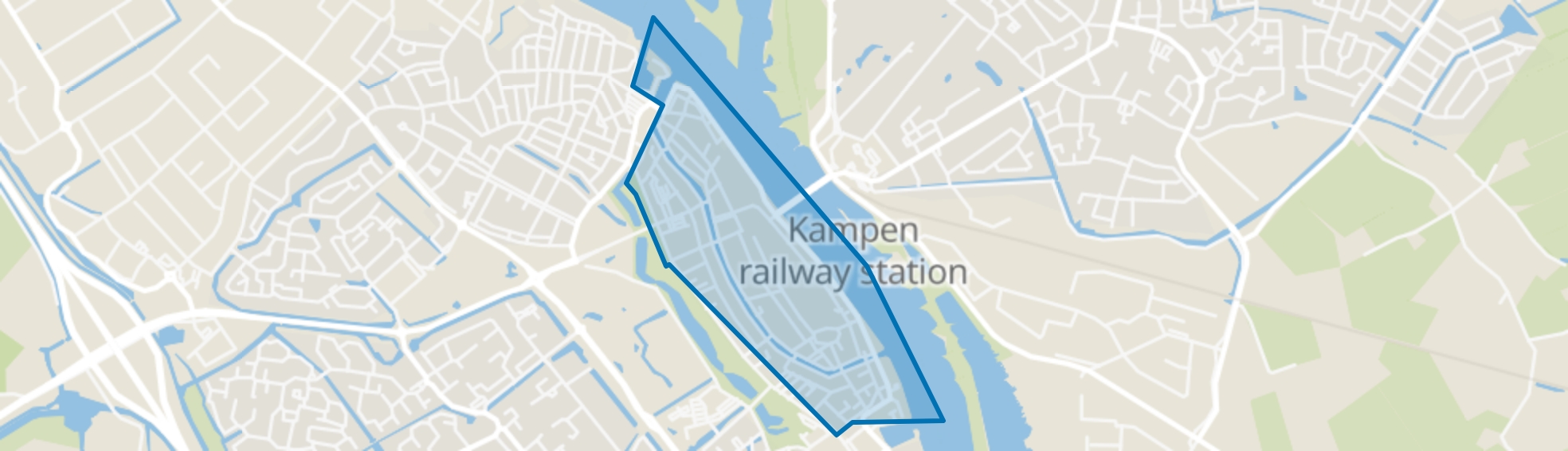Binnenstad Kampen, Kampen map