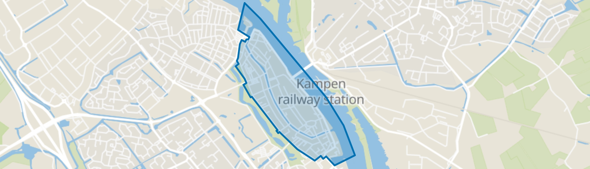 Binnenstad Kampen, Kampen map