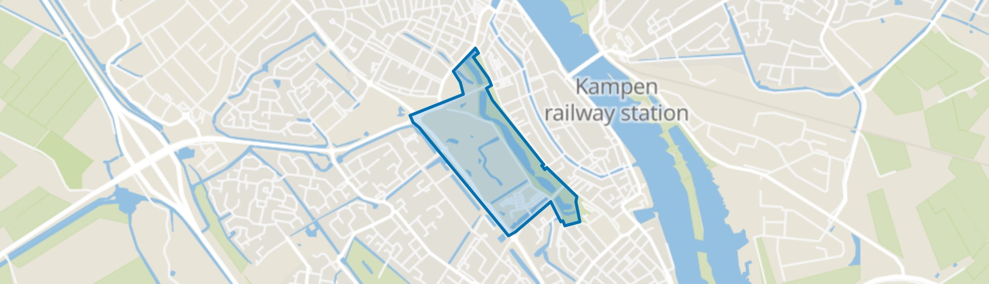 Groene Hart, Kampen map