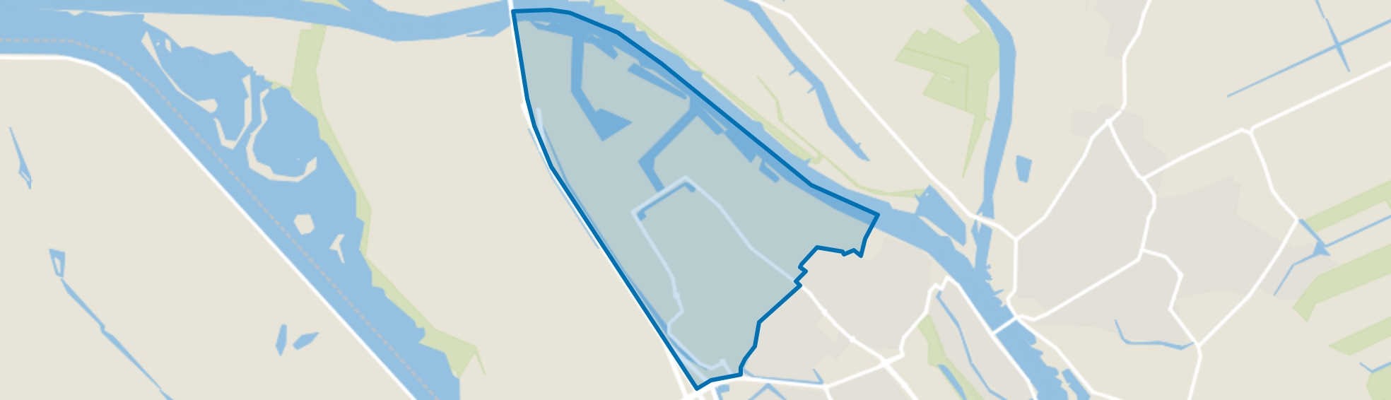 Industrieterrein Kampen, Kampen map